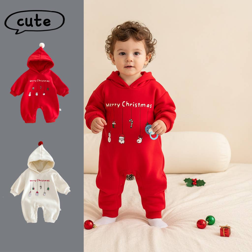 Baby Christmas Long Sleeves Romper