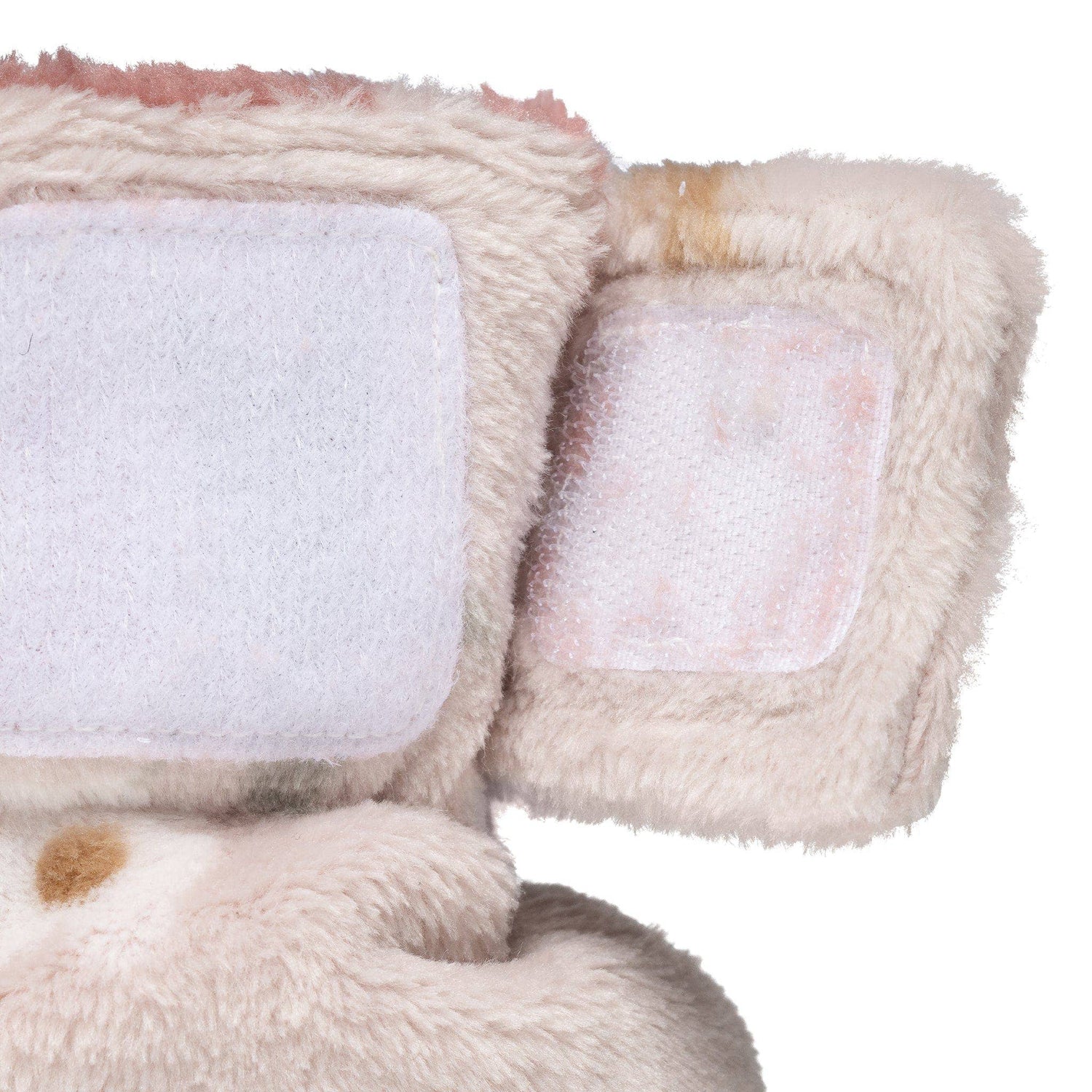 Double layer plush booties - Floral