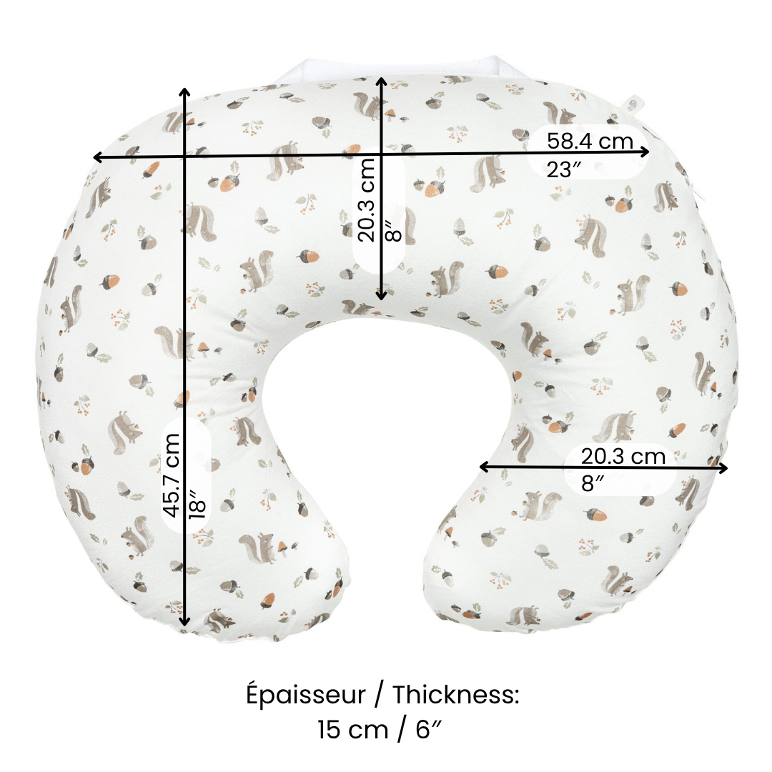 Bamboo nursing pillow - Squirrel