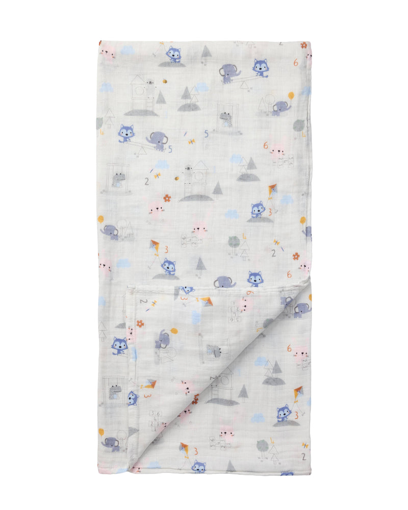 Muslin Swaddle - Mini Mathletes
