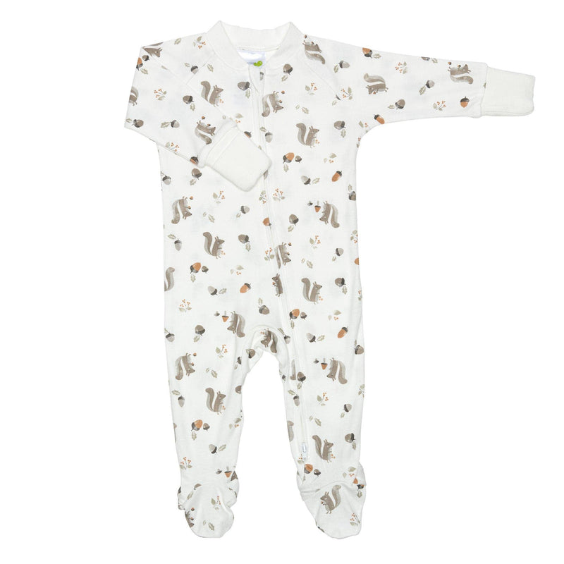 Bamboo baby sleeper - Squirrel