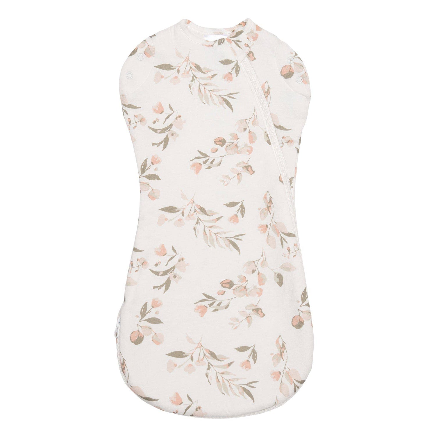 Bamboo newborn sleep sack - Leaves (1.0 tog)
