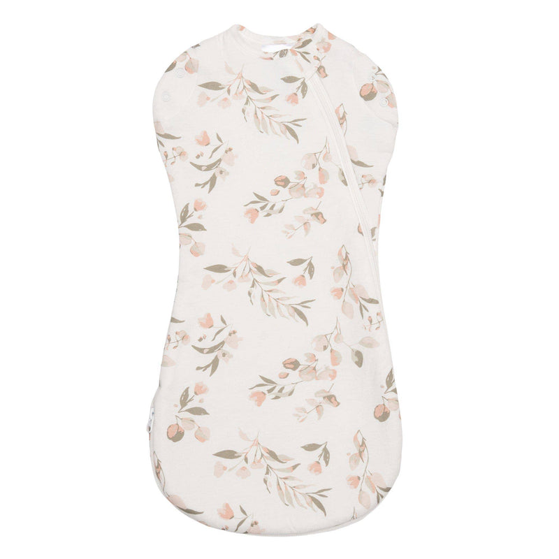 Bamboo newborn sleep sack - Leaves (1.0 tog)