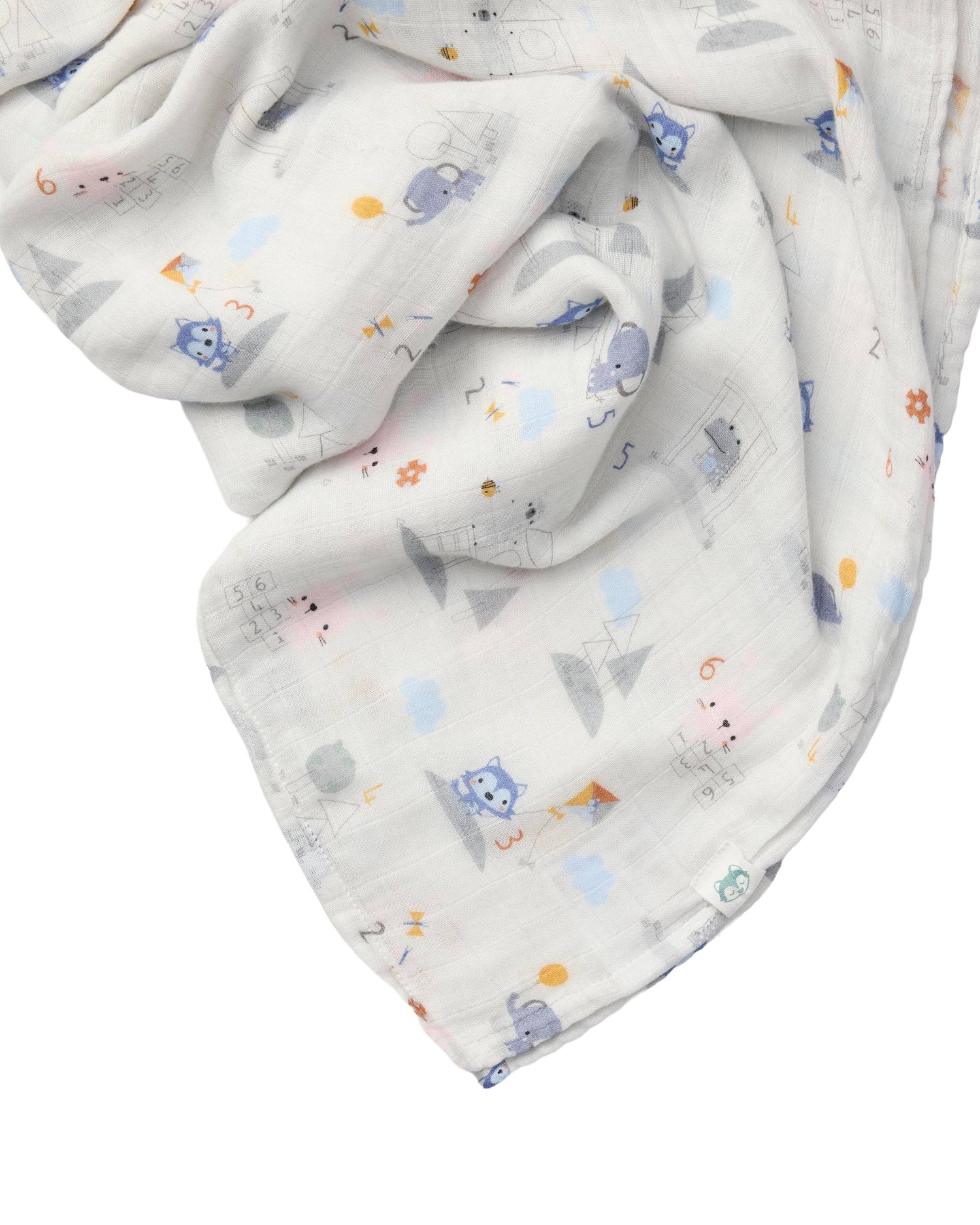 Muslin Swaddle - Mini Mathletes