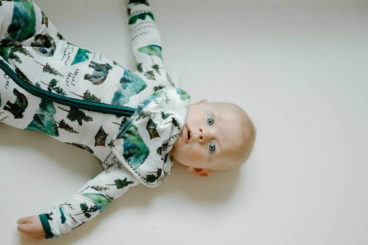 Footed Sleeper- Borealis Bear