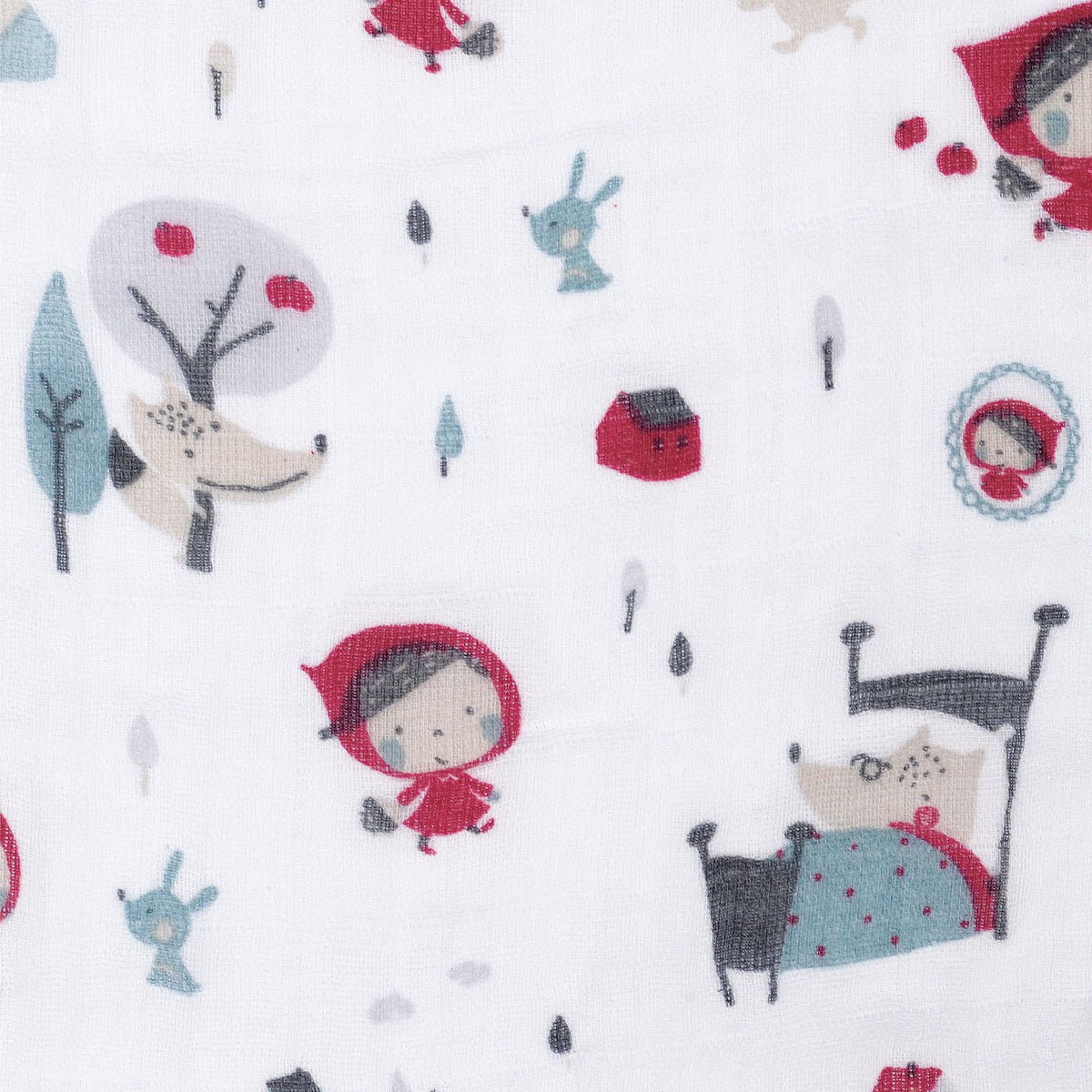 Cotton muslin swaddle - Riding hood | Partnership