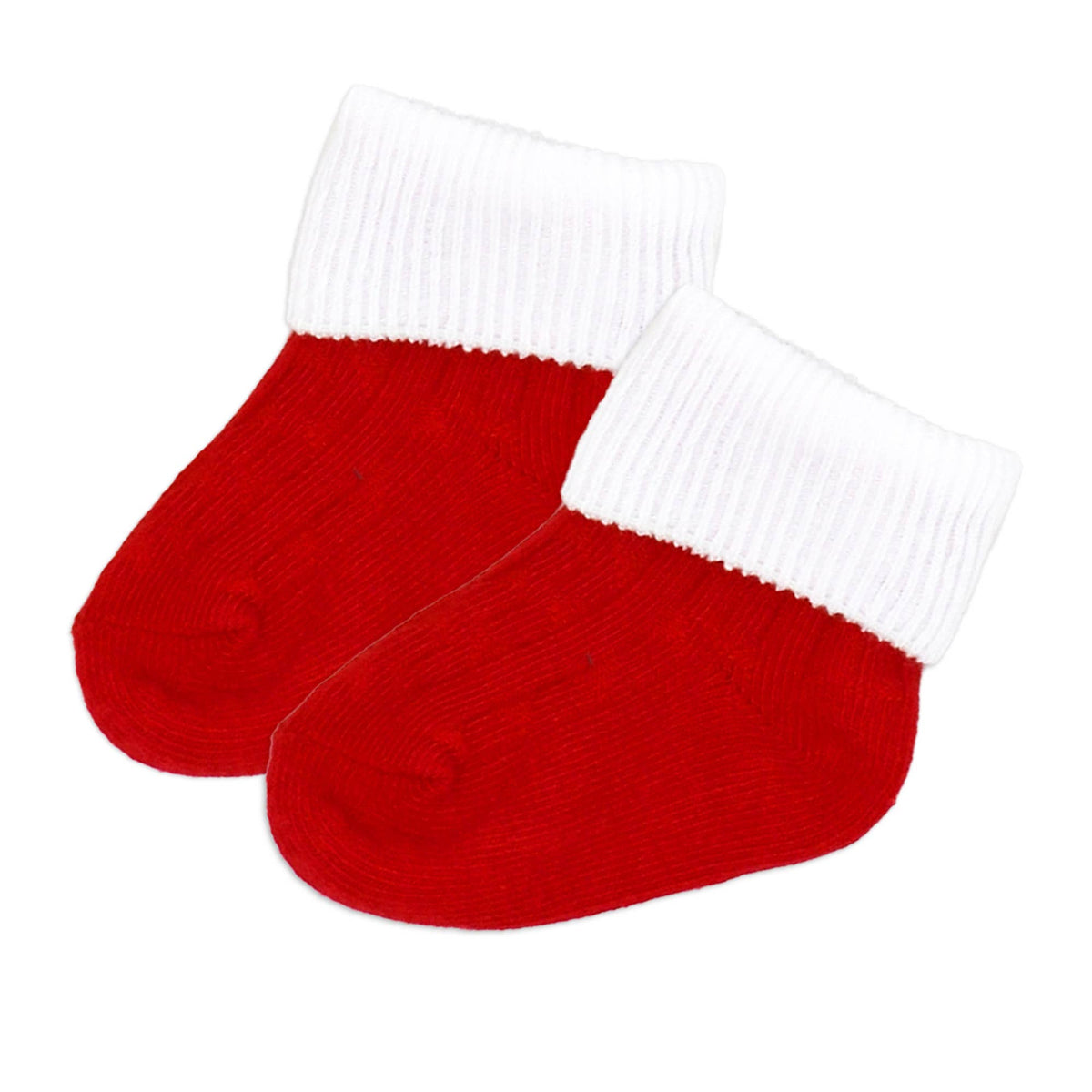 Santa Hat And Bootie Set