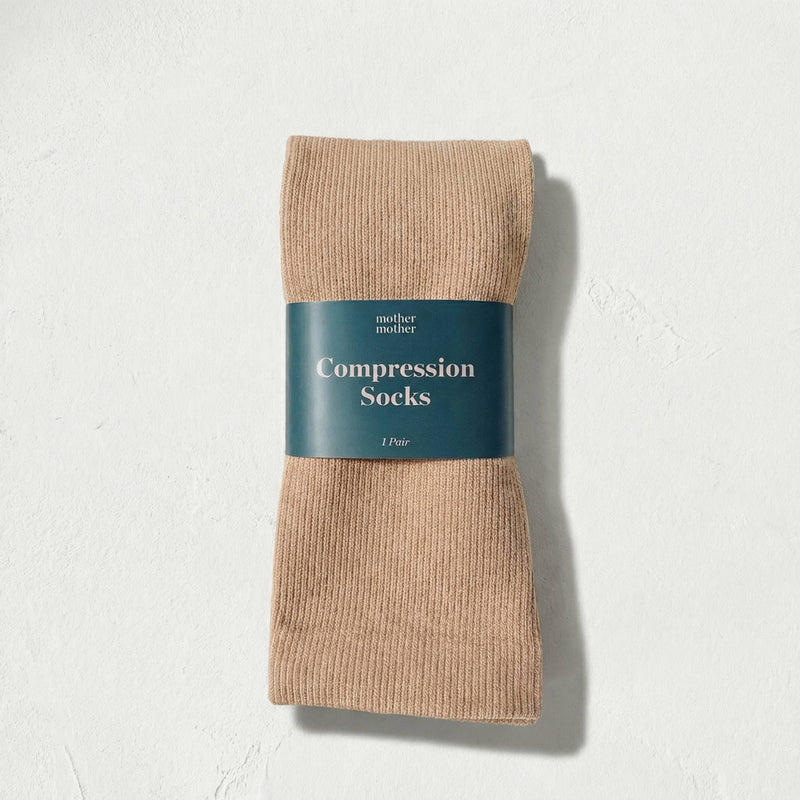 Compression Socks for Pregnancy (15–20 mmHg) – Sand