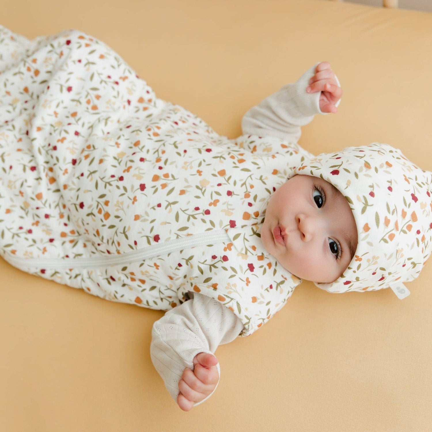 Bamboo knotted hat - Floral
