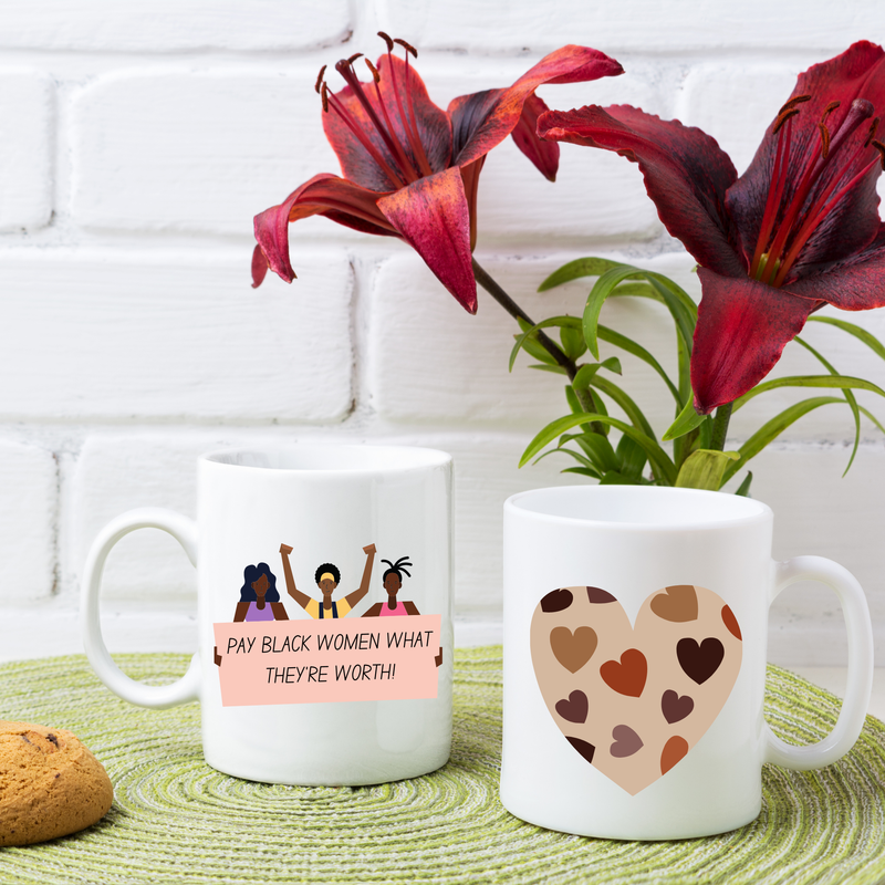 Pay Black Women Mug