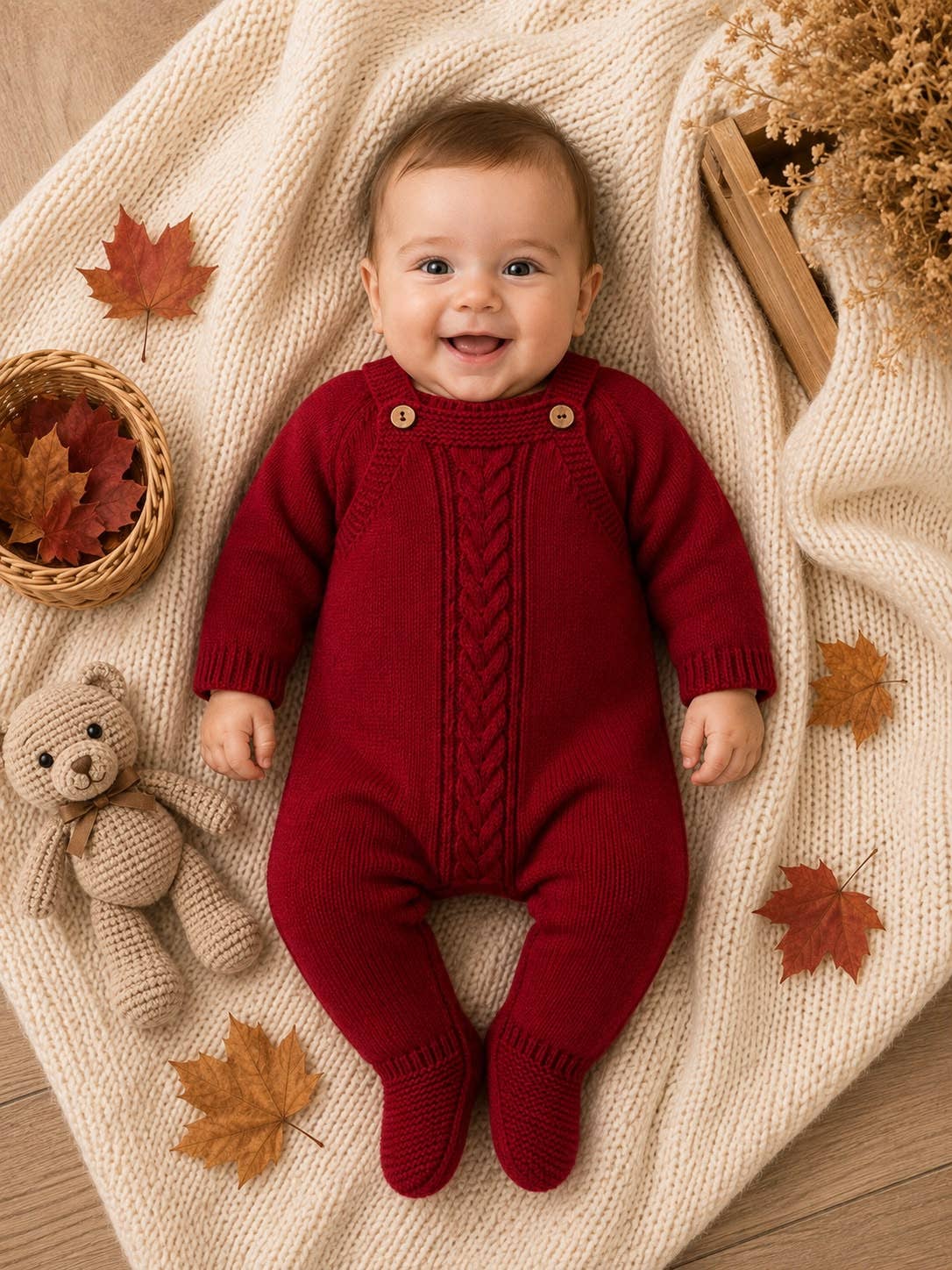 Dungarees + Baby Sweater – Ref. 19