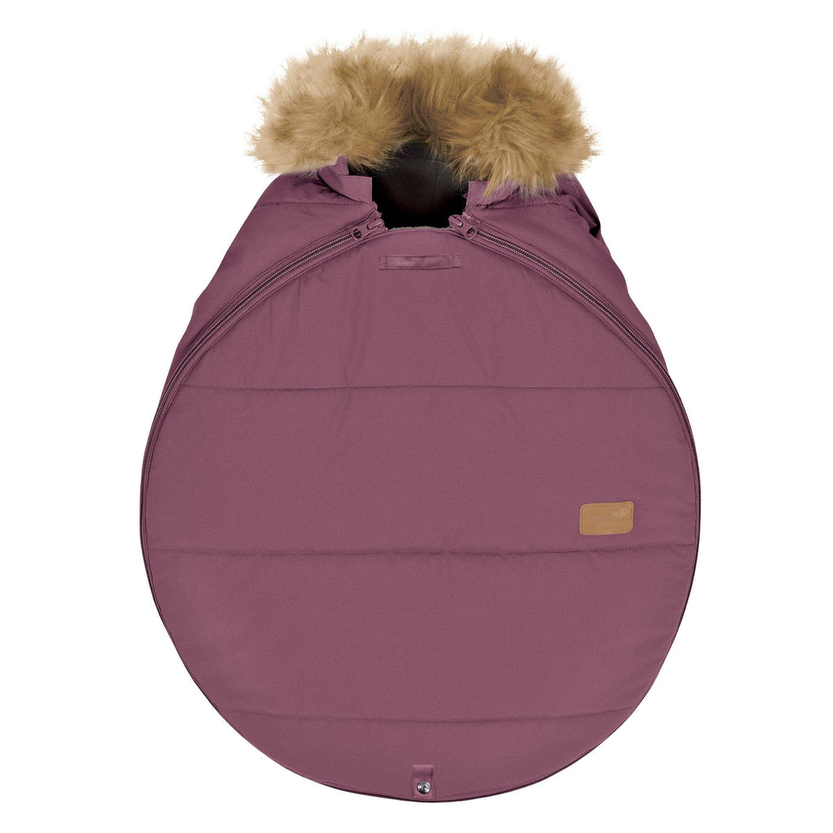 Winter car seat cover - Plum