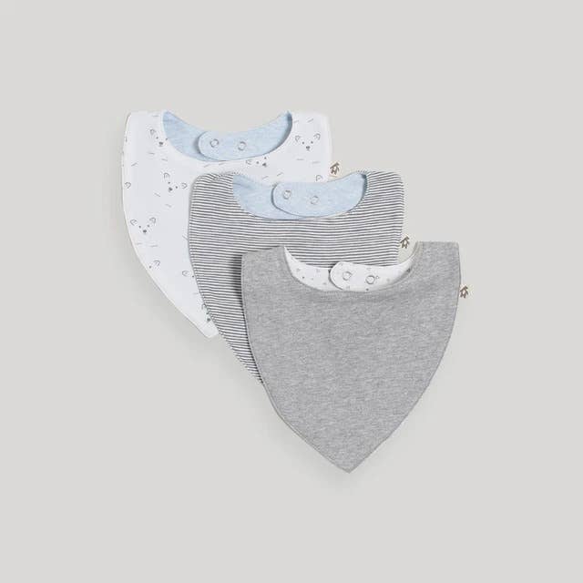 Snugabye Dream Boys 3pk Bandana Bib