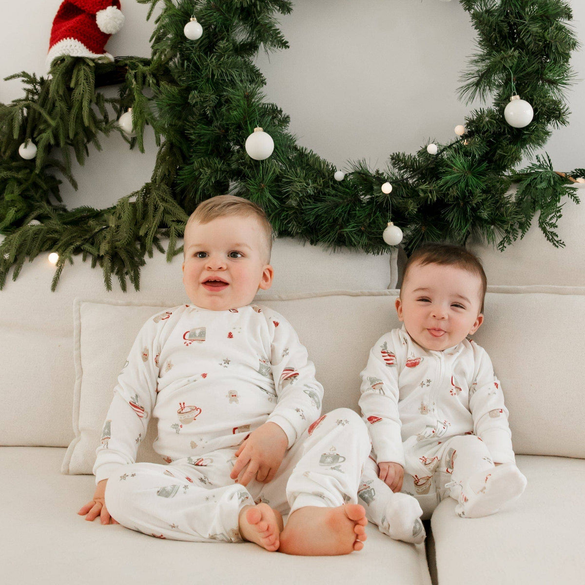 Bamboo baby sleeper - Xmas treats